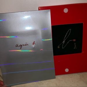 Agnes B. charm necklace